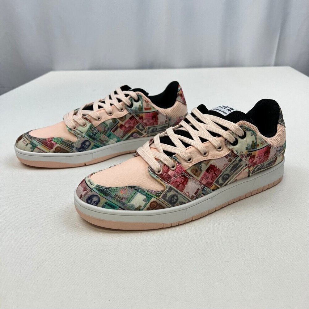 Kito Wares Root of Evil Mens Multicolor Low Top Lace Up Sneaker Shoes Size 9